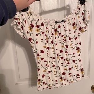 Floral crop top